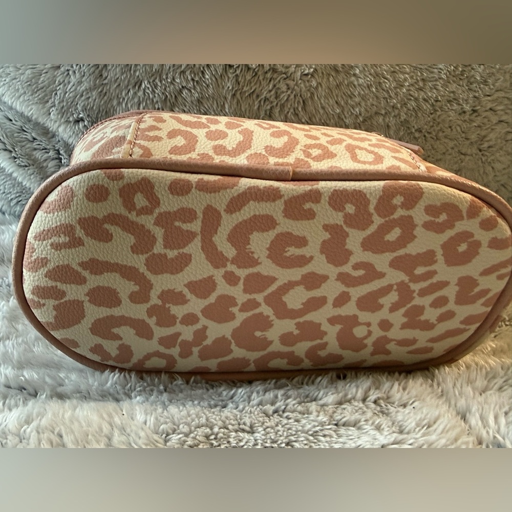 Women’s Clear Travel - Cosmetic Bag Set in Blush Leopard. 3 Piece - Picture 10 of 16